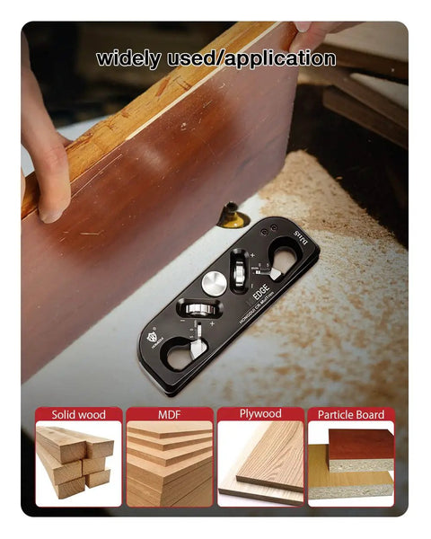 Two In One Chamfer And Radius Plane For Woodworking Do It Yourself Pro Grade Aluminum Alloy Quick Edge Chamfer Tool used on wood