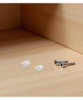 Heavy Duty Clear Plastic Shelf Support Pegs Set 300 Pieces Self Locking Cabinet Clips For Kitchen Cabinets Bookcases And Furniture Shelves Must Have Durable Nickel Plated Iron Hardware on wooden surface