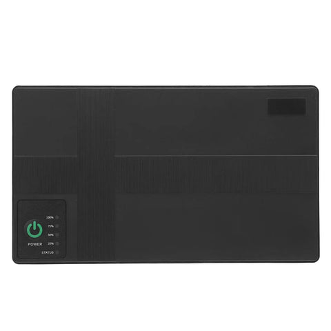 Heavy Duty Ups Battery Backup At 20000Mah Capacity With Smart Safety Shield top view showing power status indicators.