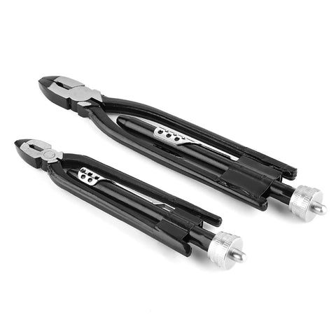 Pro Grade Lockwire Twisting Pliers Set 8.1 Inch 10.6 Inch High Carbon Steel Jaws For Aviation, Motorcycle, Machinery Maintenance