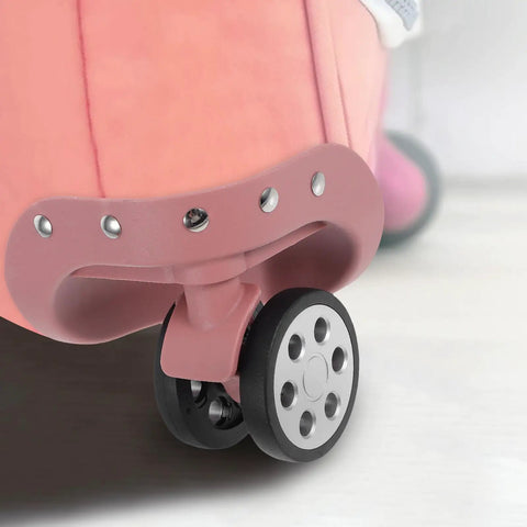 Two Pairs Suitcase Wheel Replacement With 360 Degree Swivel And Quiet Operation ABS Luggage Spinner Wheels Spare Parts For Travel Easy Install Trolley Repair For Hard Sided Suitcases pink suitcase wheel close-up, ABS spinner wheel