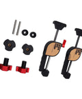 19mm Bench Dog Clamp Set with 24.4 Inch Aluminum Alloy Rails and Gear Locking No Fuss Three Clamping Force Settings for Woodworking