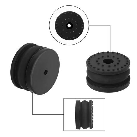 4 Pack Anti Vibration Feet For 3D Printer Universal Rubber Feet Anti Slip Silicone Pads Replacement with textured surface