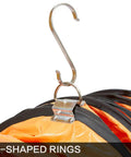 Flexible PVC Duct Hose For Your HVAC Setup Flame Retardant Hard Wearing Beefy Heavy Duty with adjustable D ring detail
