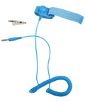 Anti Static Wrist Strap ESD Grounding Bracelet For Electronics Repair, blue adjustable conductive fiber band, copper connector