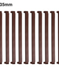 Plastic Drawer Slides Quiet Smooth Cabinet Runners Replacement Kit For Home Kitchen Furniture 10 Pack Durable Tracks 235mm Brown