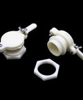 2 Pack Honey Gate Valves For Extractor Beehive Tap Nylon Construction Durable For 5 Gallon Buckets No Fuss Honey Harvesting