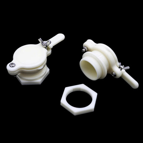 2 Pack Honey Gate Valves For Extractor Beehive Tap Nylon Construction Durable For 5 Gallon Buckets No Fuss Honey Harvesting