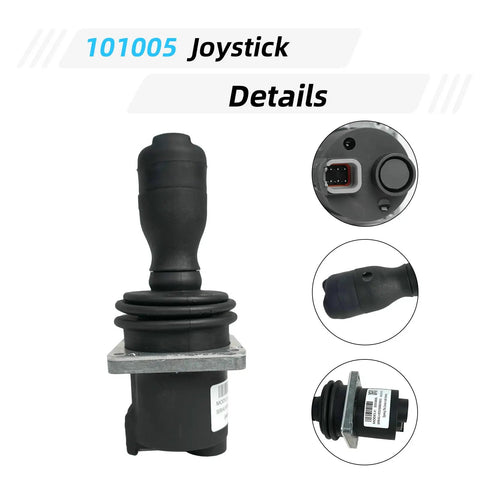Freshen Your Fleet With This Precision Single Axis Joystick Controller Matched For Genie Boom Lifts close-up view of joystick with connector