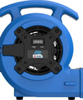 Portable 1/8 HP Air Mover With 2 Speeds, 3 Drying Angles, And 1.3 Amp Draw For Water Damage Restoration, Carpet Drying And Air Circulation Blue Pro Grade Durability