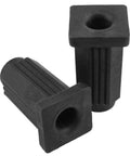 Square Caster Insert Cover For Chairs And Tables Plastic Caster Socket Replacement Sleeve 4 Pcs Durable PP Material close-up