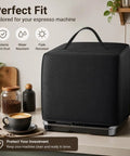 Water And Dust Resistant Coffee Maker Cover For K Mini Plus 2019 To 2026 With A Nifty Storage Pocket And Durable Kitchen Appliance Protection Keeps Your Espresso Machine Clean And Organized And Ready