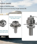Heavy Duty All Metal RV City Water Inlet With Check Valve For Camper Motorhome Trailer And Marine Use Stainless Steel Water Fill Inlet Replacement Rugged RV Water Connection With Dust Cap, stainless steel threaded inlet