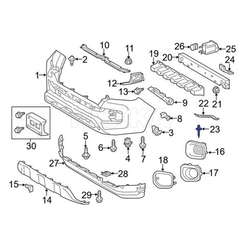 No Sweat Repairs With This 10 Pack Heavy Duty Fuel Door And Specialty Rivet Kit Designed Tight For Toyota And Lexus Rides Like Camry Corolla Highlander Prius Chr4runner Swapping In Pn 9026906017 90269a0005 For A Clean Install - detailed diagram of automotive fasteners and components.