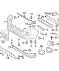 Straight Up Fix With Twenty Hella Tough Fuel Door Rivets And General Purpose Specialty Hardware For Toyota Lexus Camry Corolla Prius Highlander ChRxB And Everyday Driver Rig Upgrades diagram featuring automotive parts and fasteners.
