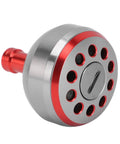 Upgrade Your Sea Fishing Game With This Premium Red Aluminum Alloy Power Knob Featuring Anti Slip Grip And 38mm Ergonomic Design For Sad Baitcasting Reels To Dominate Saltwater Adventures Today. Red 38mm aluminum fishing reel knob