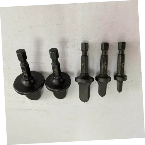 5 Piece HVAC Tube Expander Kit with Pro Flaring Tool and Swaging Bits for Tube Flaring Made of Bearing Steel