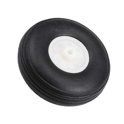 2 Inch PU Sponge Tire With Plastic Hub For RC Car And RC Airplane Set 2 Pack Lightweight Five Grams Each 50mm Diameter Hub
