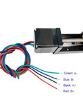 Slick Compact Linear Rail Guide System With 150Mm Travel, 6Mm Lead Screw And 1Mm Pitch, Nema 11 Motor Compatible CNC Router Linear Stage
