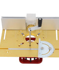 Top Shelf Manual Router Lift Kit Featuring A Solid Aluminum Alloy Platform And Slick Adjustment Knobs for precise wood routing.
