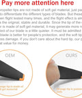 Comparison of OEM soft gel propeller tip and painted tip for Low Noise Quick Release Propeller Set For Mini 4 Pro And Mini 3 Pro