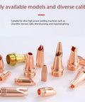 Pro Grade Copper Tip Attachment For Portable Laser Welding Gun Wire Guide Nozzle Set 1.2mm 10 Pack Multi Angle Nozzles