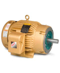 Single Unit General Purpose 3-Phase AC Motor 20 HP, 256TC Frame, TEFC Enclosure, 3520 RPM shown at side angle