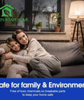 Mom and daughter on a couch under 40W Equivalent A19 LED Bulb Soft White 2700K Non Dimmable E26 Base ETL Listed lamp