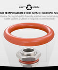 304 stainless steel ball valve bulkhead with silicone seal