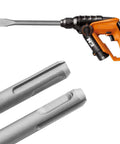 Six Piece SDS Plus Concrete Drill Bit Set With Point Chisel And Flat Chisels For Rotary Hammer Drills 20 Mm And 40 Mm Heavy Duty