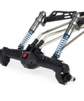 High Clearance LCG RC Crawler Chassis Kit With Carbon Fiber Rails, Portal Axles, Forward Gearbox, And Beefed Up Adjustable 70 To 100mm Shocks