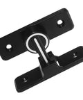 Heavy Duty Stainless Steel Slide Bolt Lock With Glow In Dark Night Light Feature And Pick Proof Ball Catch For Sliding Barn Doors Screens And Garden Gates No Sweat Install Smooth Glide Action close-up view