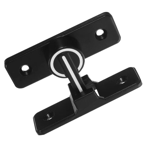 Heavy Duty Stainless Steel Slide Bolt Lock With Glow In Dark Night Light Feature And Pick Proof Ball Catch For Sliding Barn Doors Screens And Garden Gates No Sweat Install Smooth Glide Action close-up view