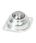 One Inch Roller Ball Bearing Caster made of durable galvanized steel for smooth multi directional gliding and easy installation.