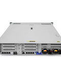 Heavy Hitter Reconditioned Enterprise Server Packing A Beefy 48Core 2.10Ghz Processor With Massive 512gb Memory And Blazing 16tb Nvme Ssd Storage For Tough Data Center Jobs And Flawless Virtualization System Performance, rear view showing ports and connections.
