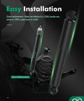 Rear Gas Shock Absorbers Set Of 2 For Toyota RAV4 2006-2012, Left And Right Shocks, OEM-Style Fit Easy Installation