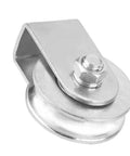 Heavy Duty Snatch Block Pulley Wheel For Wire Rope Lifting 0.3 Ton Capacity Single Rigging Block With Swivel Hoist For Lifting Plants Tools And Small Furniture To Elevated Spots, steel wheel