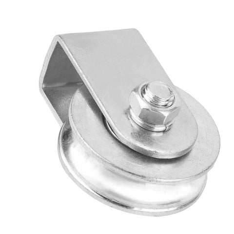 Heavy Duty Snatch Block Pulley Wheel For Wire Rope Lifting 0.3 Ton Capacity Single Rigging Block With Swivel Hoist For Lifting Plants Tools And Small Furniture To Elevated Spots, steel wheel
