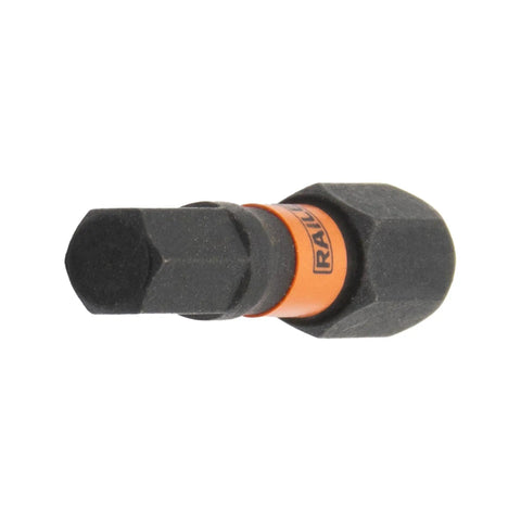 Allen Wrench Hex Bit Set for Impact Driver, 2-inch single hex bit, S2 steel, torsion zone, side view