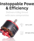 4 Pack 3115 900KV Drone Motors For 4-8S LiPo, detailing efficient propulsion and red copper windings.