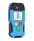 Xevaldric Wall Scanner 6-in-1 Stud Finder Metal Detector handheld device with LCD display and color buttons.