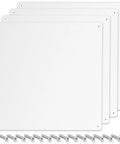 Set of four Heavy Duty 4 Pack 17X17 Inch Plastic Drywall Access Panel And Wall Hole Cover with screws for quick utility access.