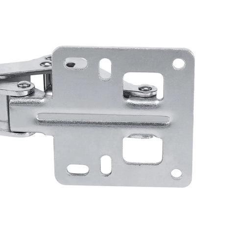 Close-up of 170 Degree Hydraulic Hidden Cabinet Door Hinges With Quiet Soft Close For Wardrobe And Kitchen Cabinets Adjustable Built Tough