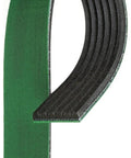 K061005HD FleetRunner Micro V Serpentine Drive Belt Heavy Duty High Temp Wear Resistant Flexible Belt, side close-up view.