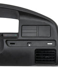 G-PLUS dash panel bezel for Ford F-Series trucks (1992–1997), black ABS plastic dashboard panel with vent