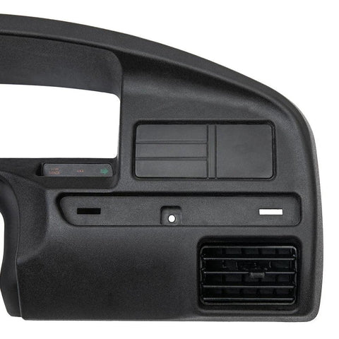 G-PLUS dash panel bezel for Ford F-Series trucks (1992–1997), black ABS plastic dashboard panel with vent
