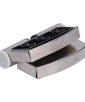 Rock Solid Gravity Hinges For Left Hand Interior Doors Self Closing Hydraulic Hardware featuring robust stainless steel construction.