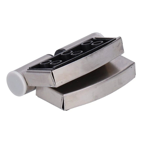Rock Solid Gravity Hinges For Left Hand Interior Doors Self Closing Hydraulic Hardware featuring robust stainless steel construction.