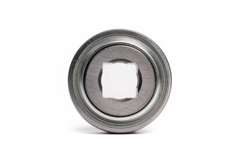 Front view of Heavy Duty Disc Harrow Bearing For Agriculture With Square Bore And Two Triple Lip Seals Relubricable Design