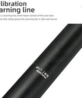 Close-up of Alloy Bike Seatpost 27.2 X 400mm with caution marking for proper adjustment, designed for MTB, BMX, and road bikes.